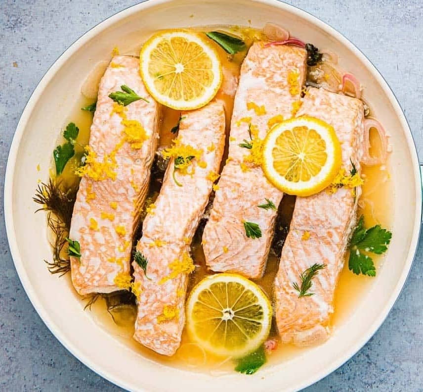 Poached Salmon