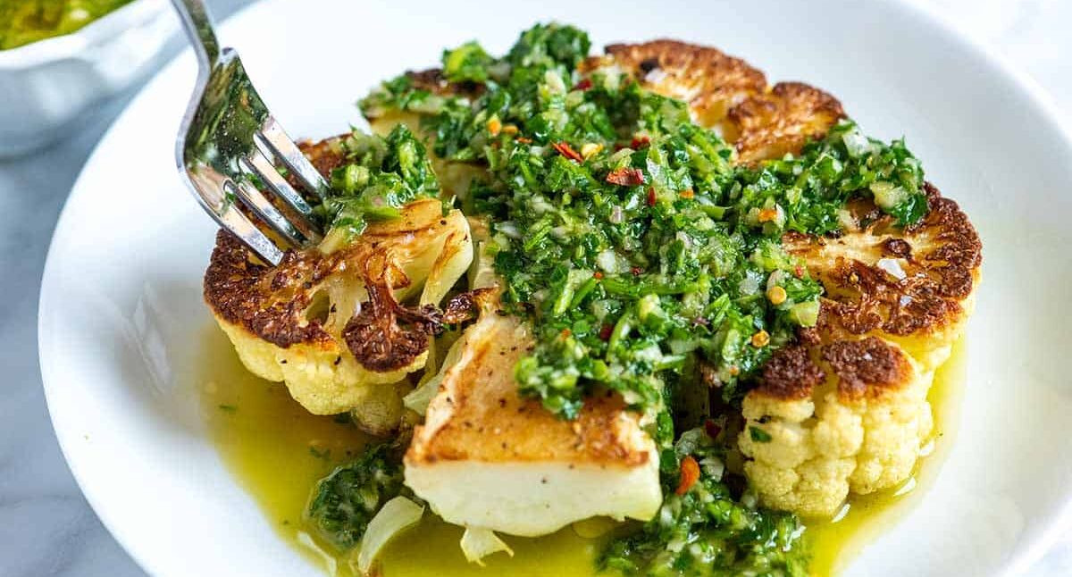 Grilled Cauliflower Steaks