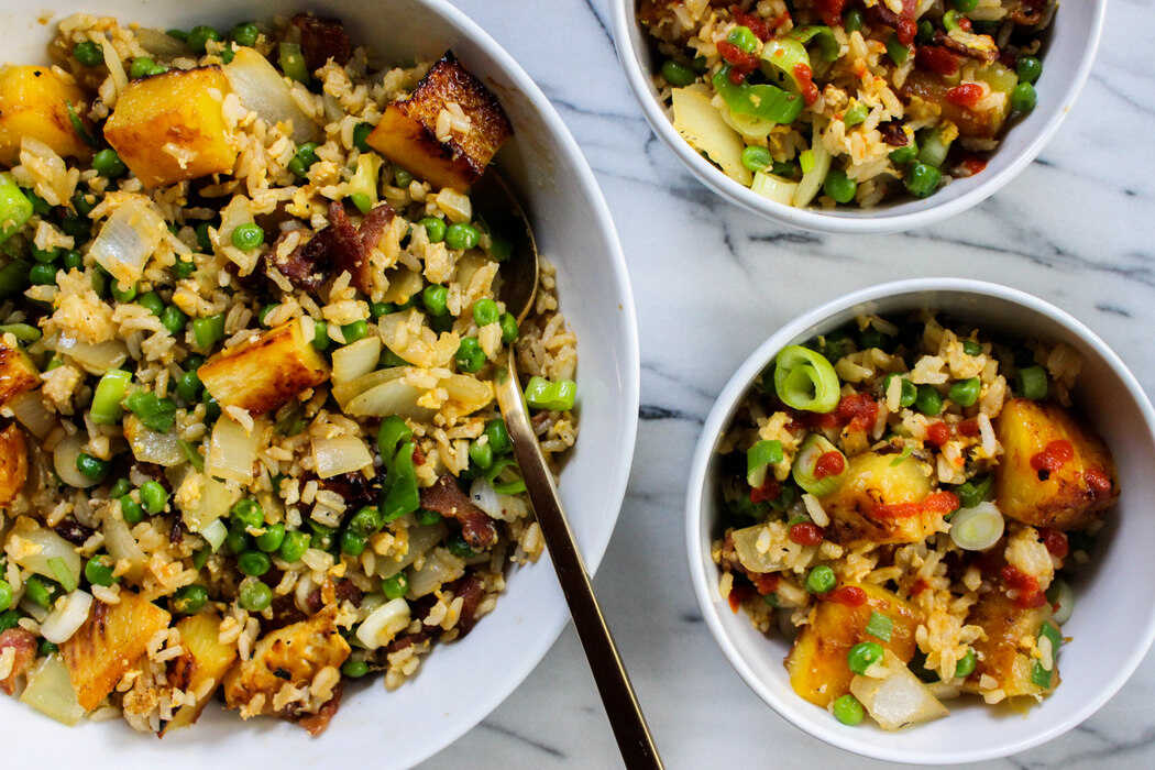 Bacon Pineapple Fried Rice